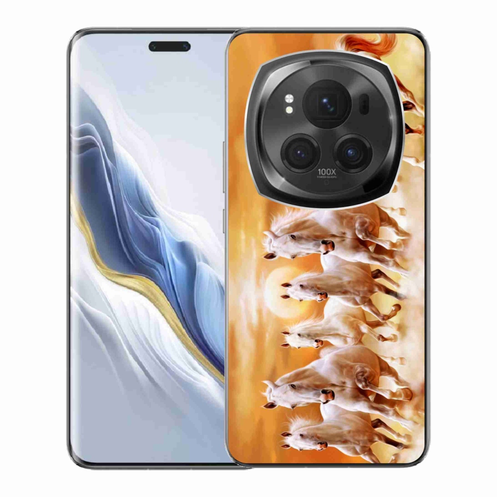 Gél tok mmCase a Honor Magic 6 Pro 5G készülékhez - lovak 2