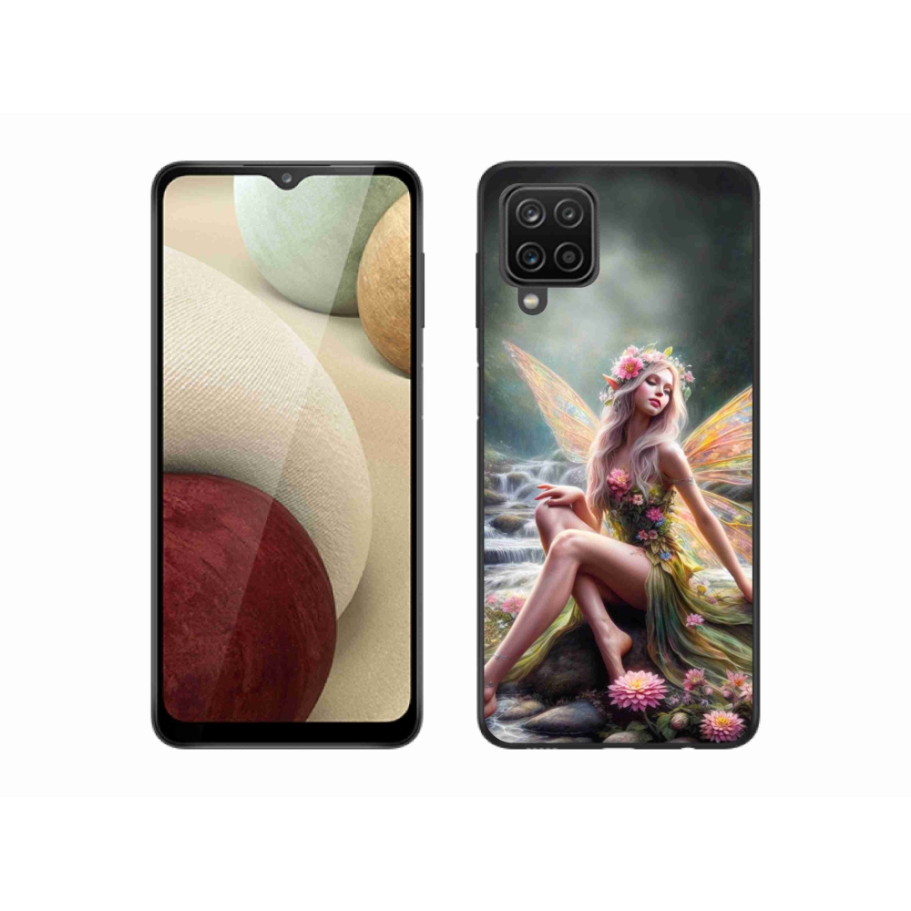 Gél borítás mmCase Samsung Galaxy M12 - pillangó nő 1