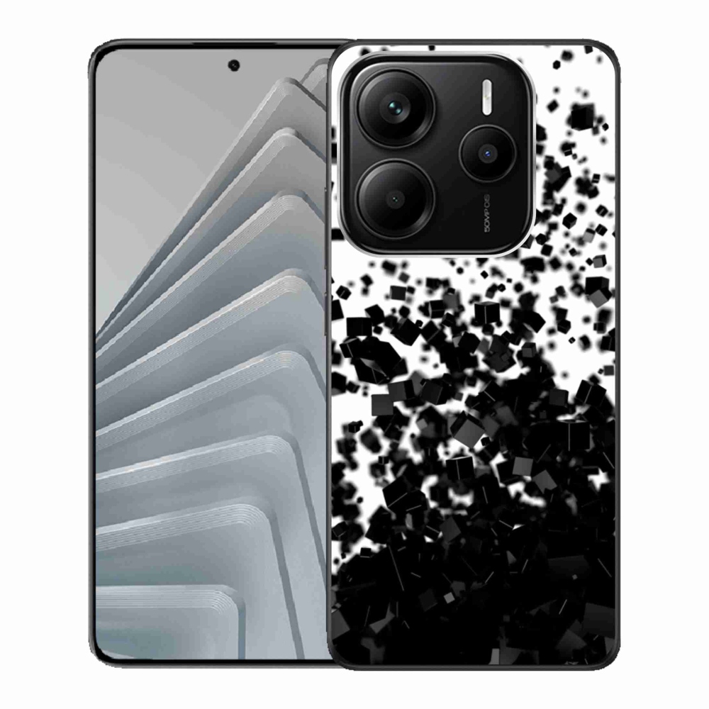 Gél borítás mmCase a Xiaomi Redmi Note 14 5G számára - absztrakt minta 1