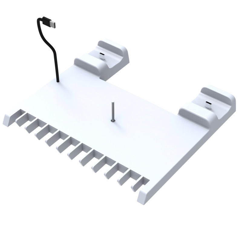 iPega P5S009 Többfunkciós töltőállvány PS5 Slim fehér színű PS5 Slimhez