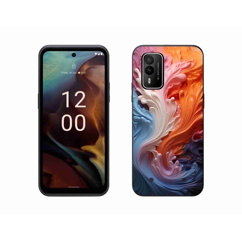 Zselés borítás mmCase a Nokia XR21 készülékhez - absztrakt motívum 8