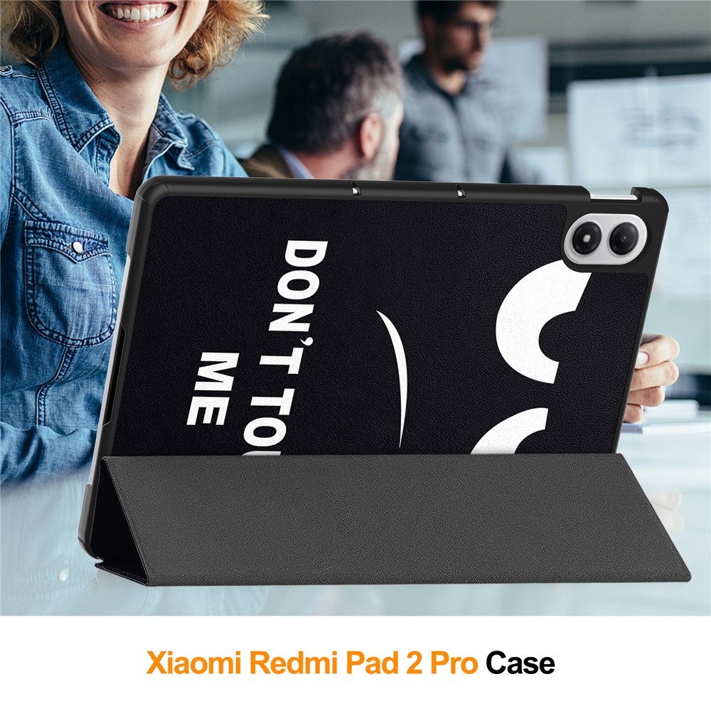 Okos összecsukható tok Xiaomi Redmi Pad 2 Pro-hoz - ne érj hozzá