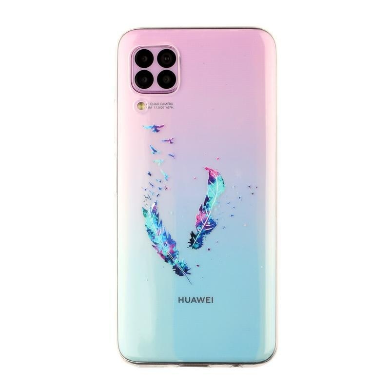 Gél tok nyomtatás a Huawei P40 Lite készülékhez - toll