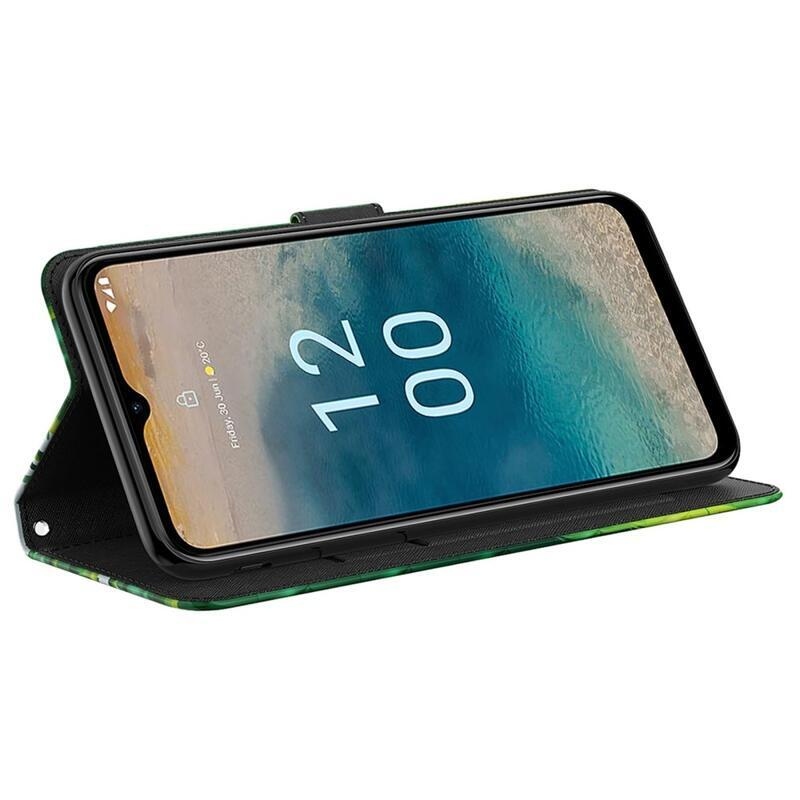 Nyomtatott könyv tok a Nokia G22-hez - panda a bambuszon