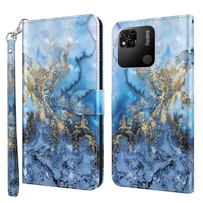 Nyomtatott könyv tok a Xiaomi Redmi 10A számára - absztrakt minta