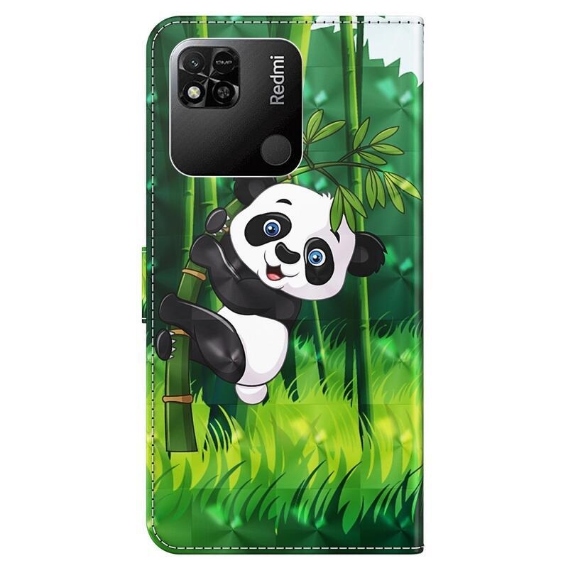 Nyomtatott könyv tok Xiaomi Redmi 10A - panda a bambuszon