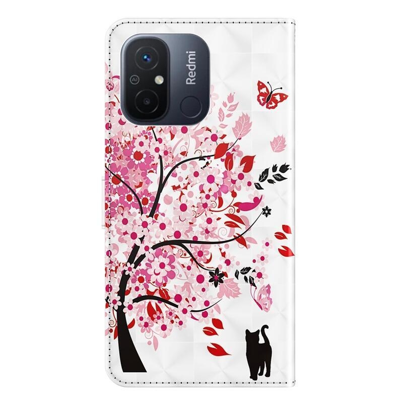 Nyomtatott könyv tok a Xiaomi Redmi 12C-hez - virágzó fa