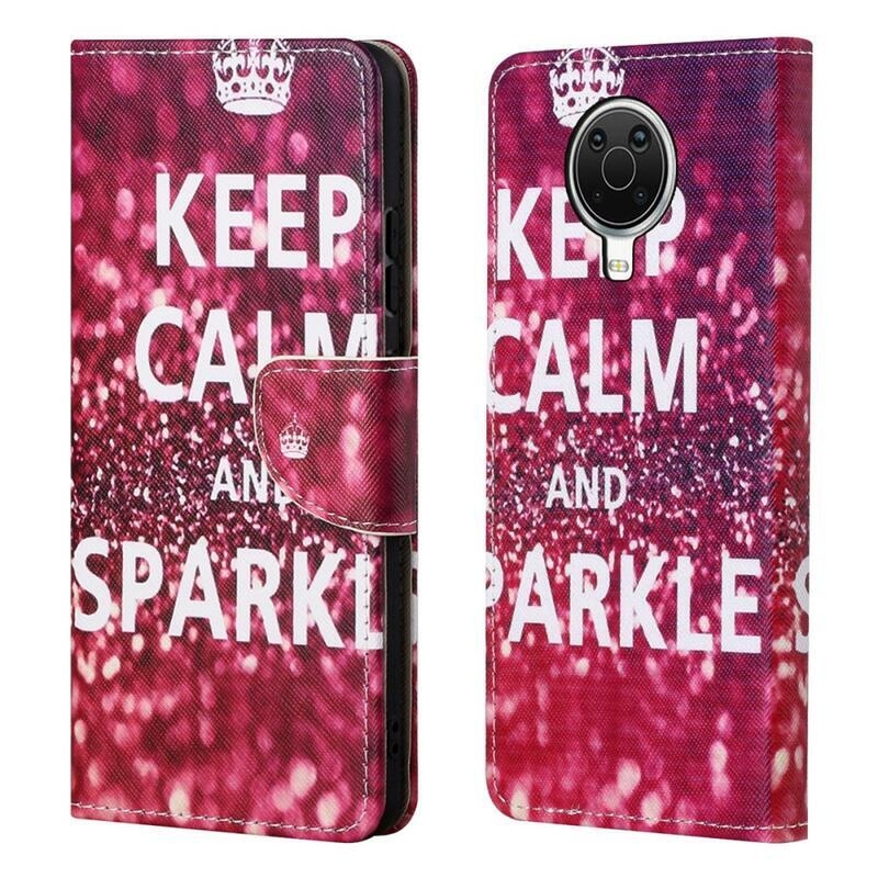 Nyomtatott pénztárca tok a Nokia G10/G20-hoz - nyugodjon meg