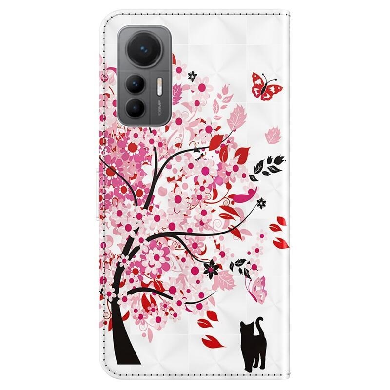 Nyomtatás pénztárca tok Xiaomi 12 Lite - virágzó fa