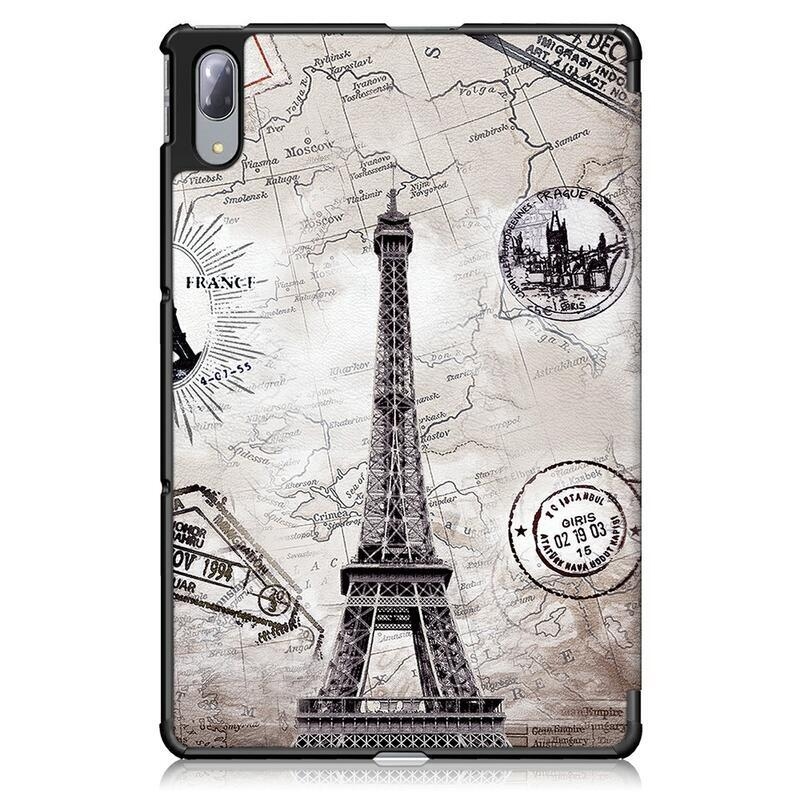 Nyomtatható pozicionálható tok Lenovo Tab P11 Pro - Eiffel-toronyhoz