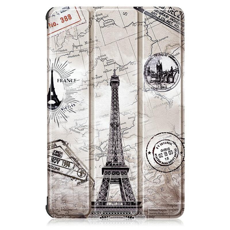 Nyomtatható pozicionálható tok Lenovo Tab P11 Pro - Eiffel-toronyhoz