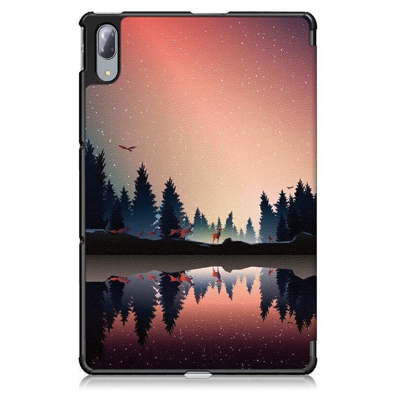 Nyomtatható pozícionálható tok Lenovo Tab P11 Pro - erdő