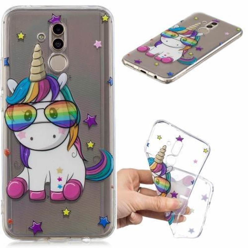 Szilikon tok nyomtatás a Huawei Mate 20 Lite mobilhoz - egyszarvú