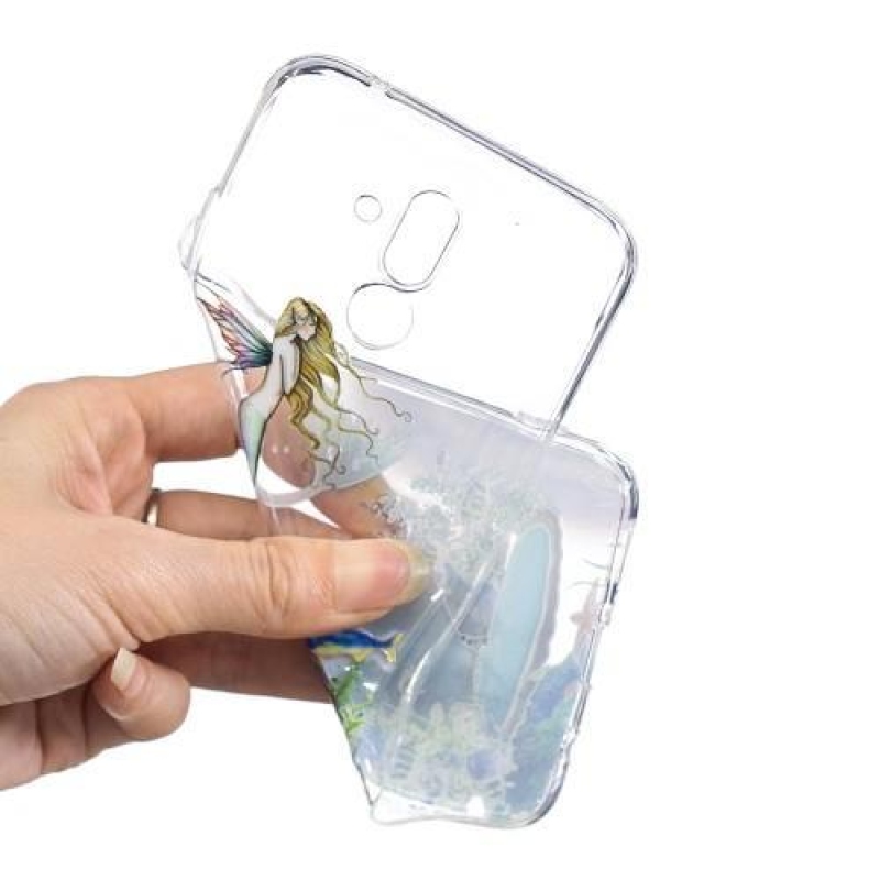 Nyomtatott szilikon tok a Huawei Mate 20 Lite mobilhoz - sellő