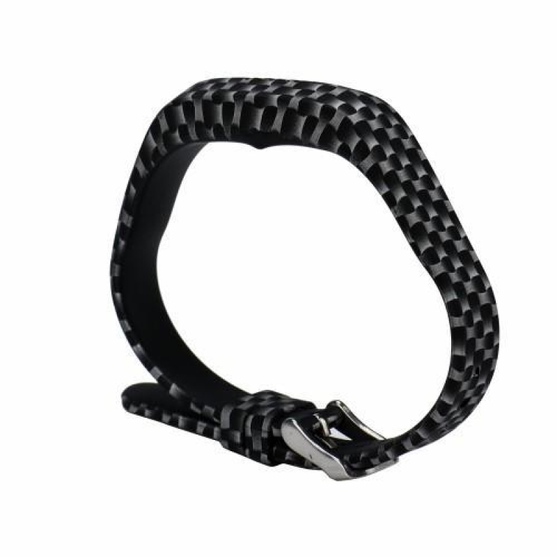 Nyomtatott szilikon szíj Fitbit Flex 2 - fekete-fehér minta