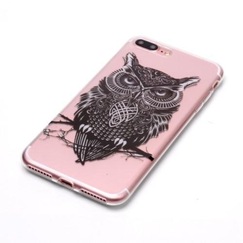 Printy zselés tok iPhone 8 Plus és 7 Plus készülékhez - bagoly