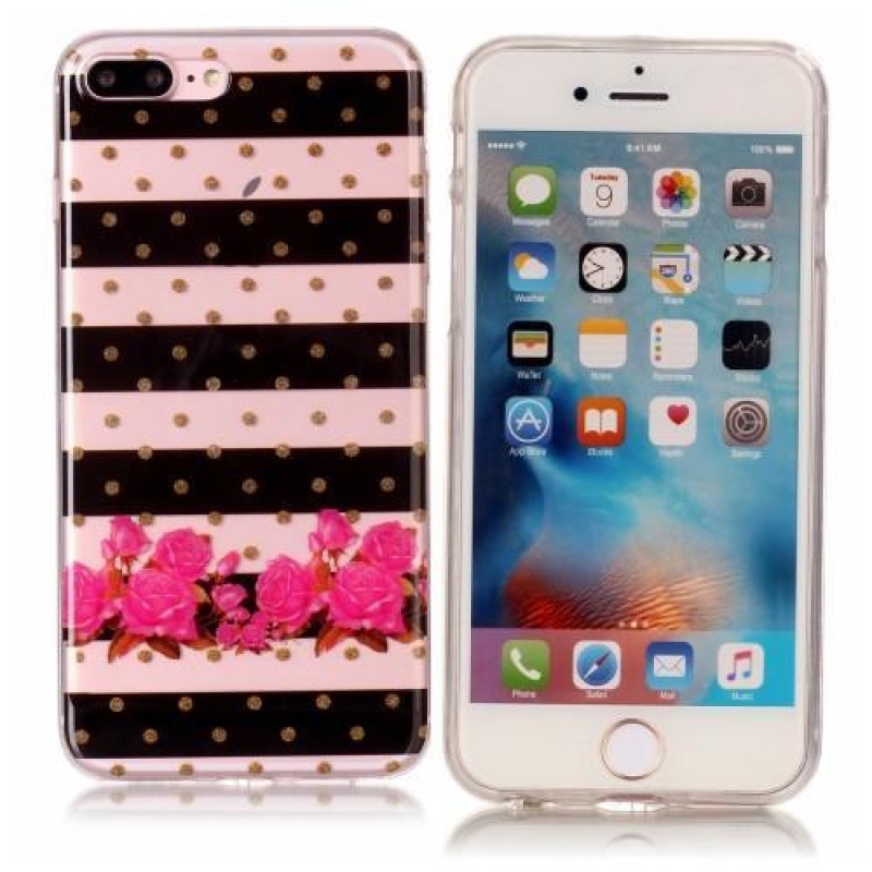 Printy zselés tok iPhone 8 Plus és 7 Plus készülékhez - csíkok