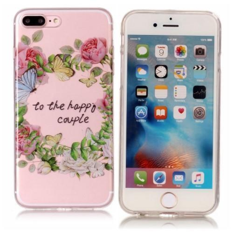 Printy zselés tok iPhone 8 Plus és 7 Plus készülékhez - koszorú