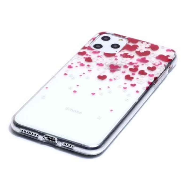 Printy zselés mobiltok Apple iPhone 11 Pro Max 6.5 (2019) - szívek