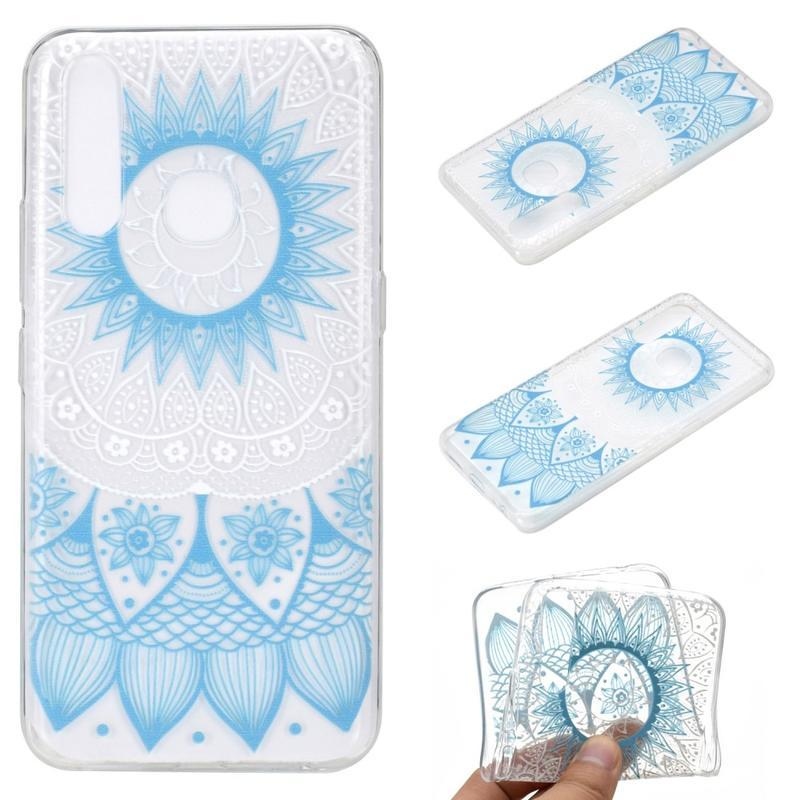 Printy zselés tok mobil Huawei P40 Lite E - kék mandala