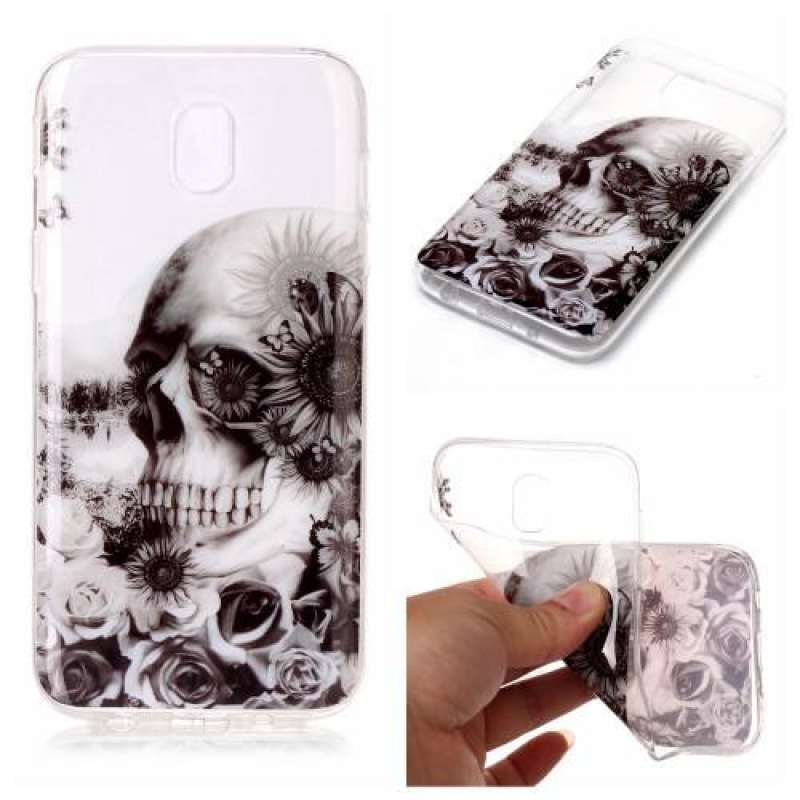 Printy zselés tok mobiltelefonhoz Samsung Galaxy J3 (2017) - koponya