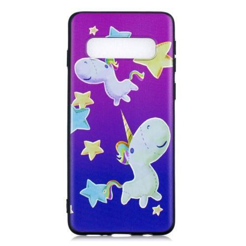 Printy zselés tok Samsung Galaxy S10 készülékhez - egyszarvú