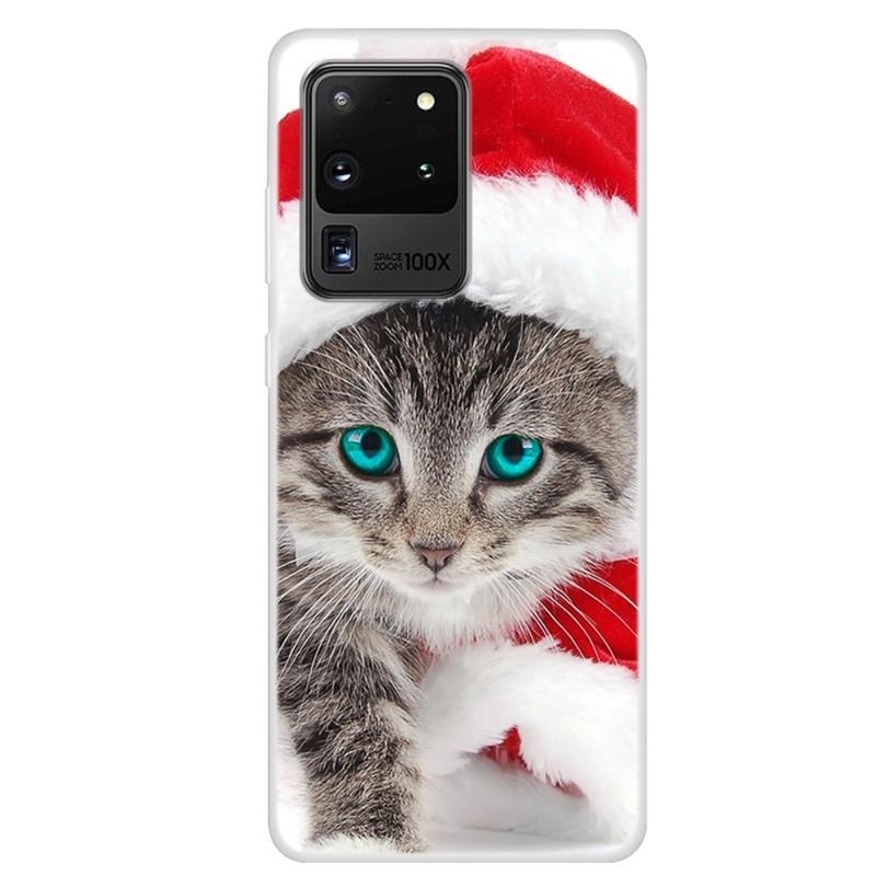 Printy zselés tok Samsung Galaxy S20 Ultra készülékhez - macska a kalapban