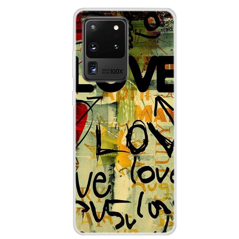 Printy zselés tok Samsung Galaxy S20 Ultra készülékhez - szerelem