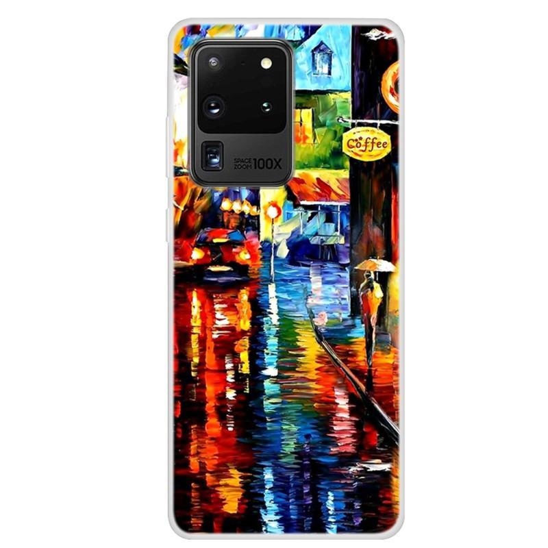 Printy zselés tok Samsung Galaxy S20 Ultra készülékhez - olajfestmény