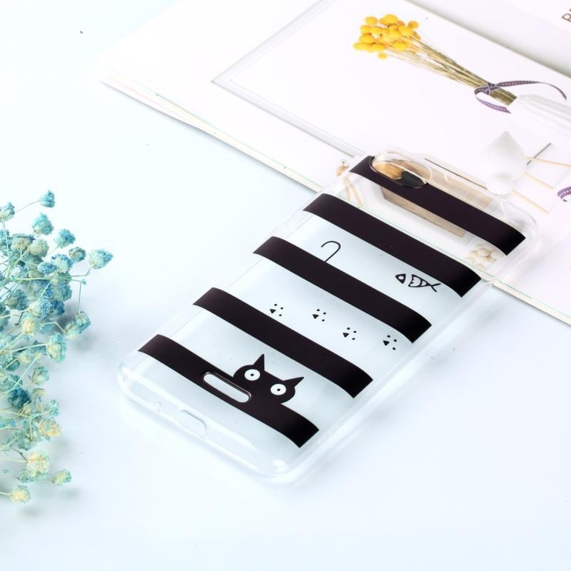 Printy zselés tok Xiaomi Redmi 6A - fekete csíkok