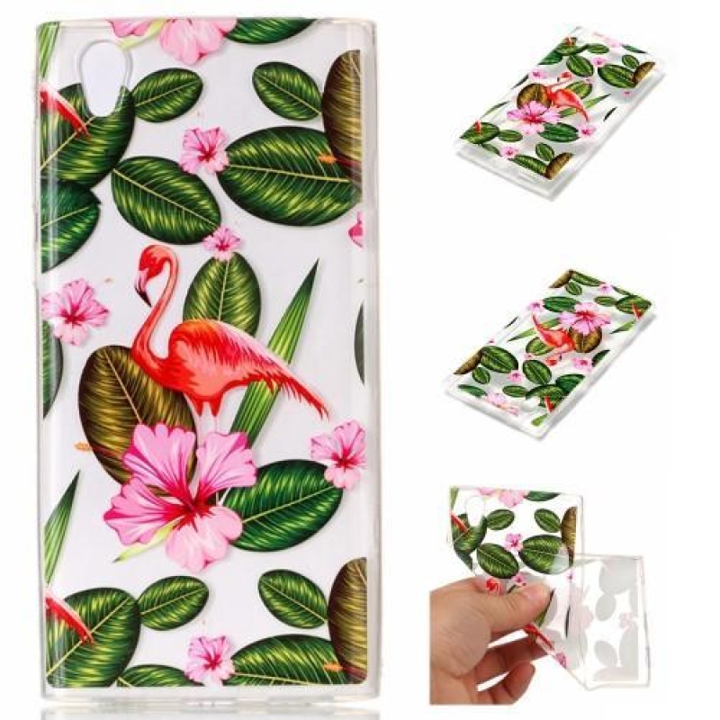 Printy zselés tok Sony Xperia L1 készülékhez - flamingó
