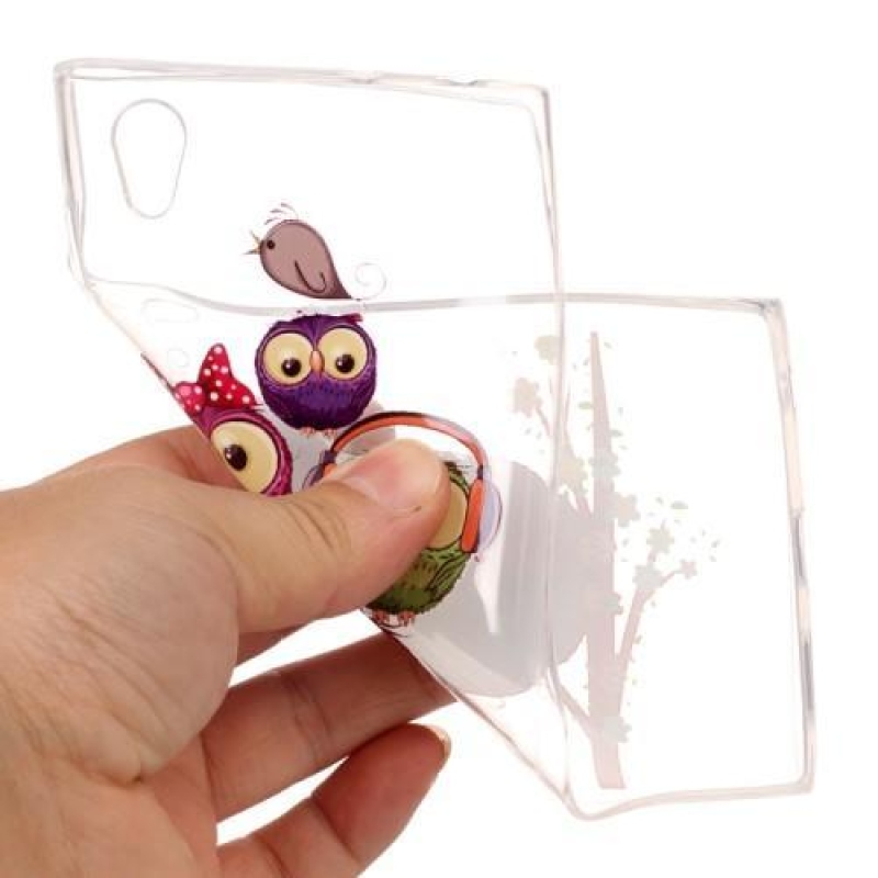 Printy zselés tok Sony Xperia L1 készülékhez - baglyok