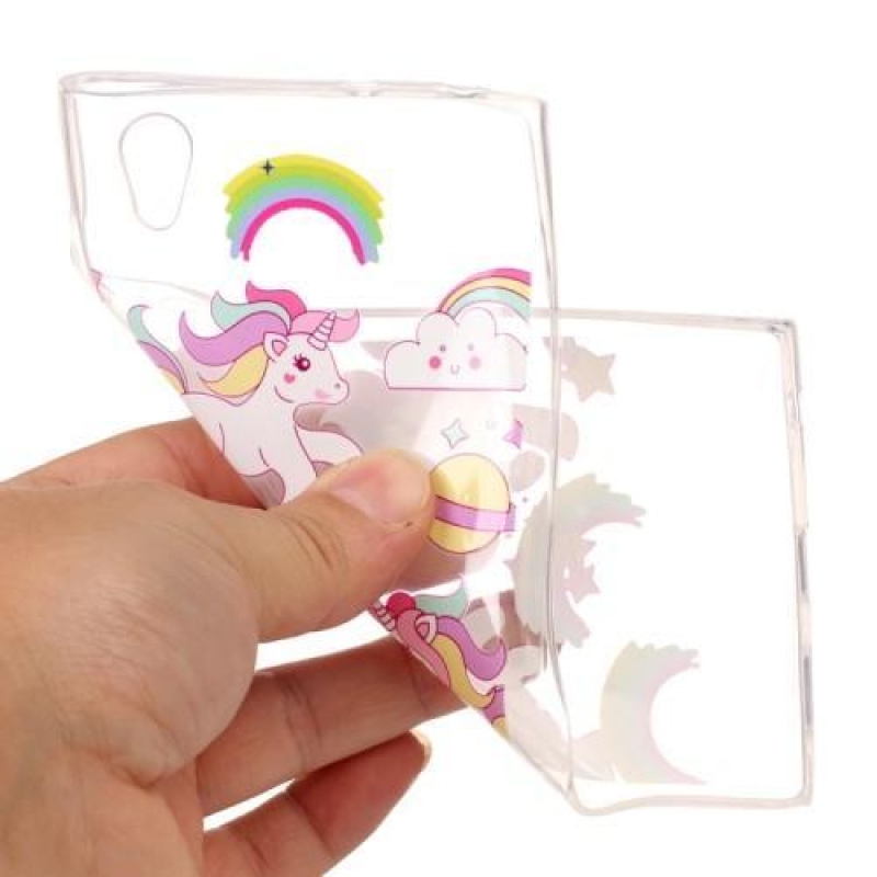 Printy zselés tok Sony Xperia L1 - boldog egyszarvúak