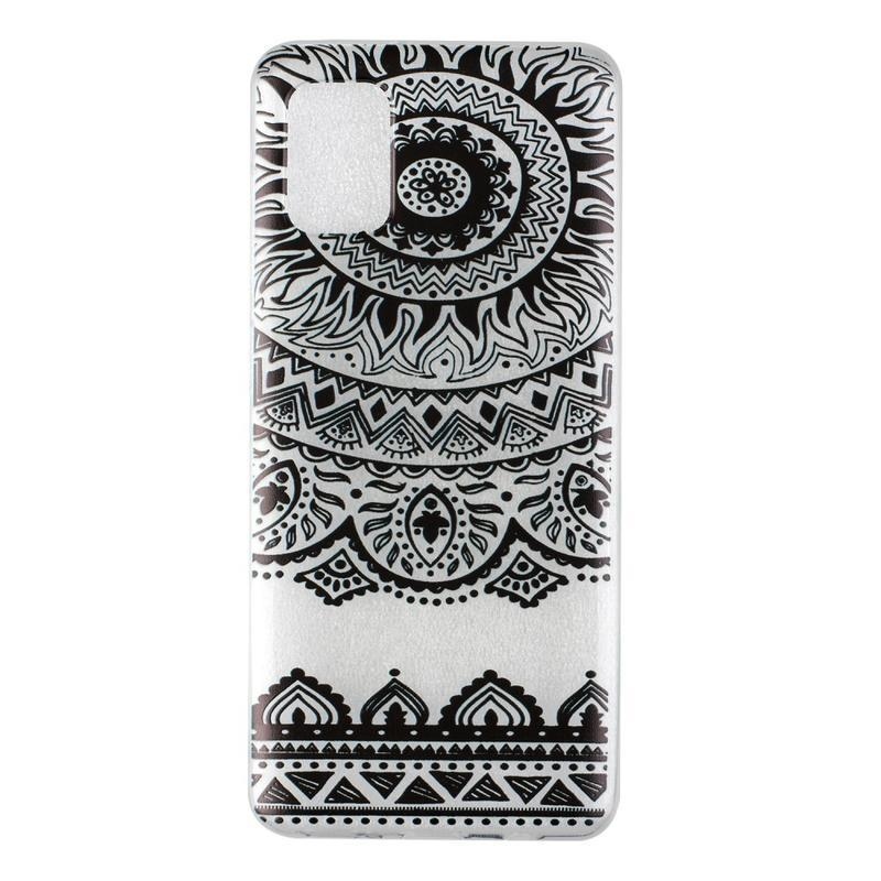 Printy zselés tok mobilhoz Samsung Galaxy A31 - fekete mandala