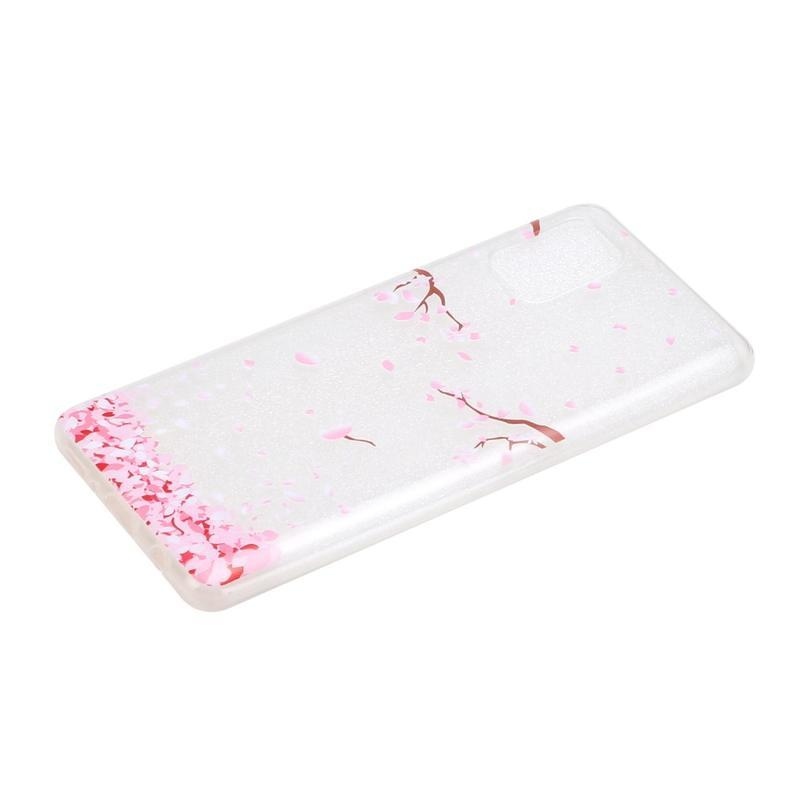 Printy zselés tok mobil Samsung Galaxy A31 készülékhez - hulló szirmok