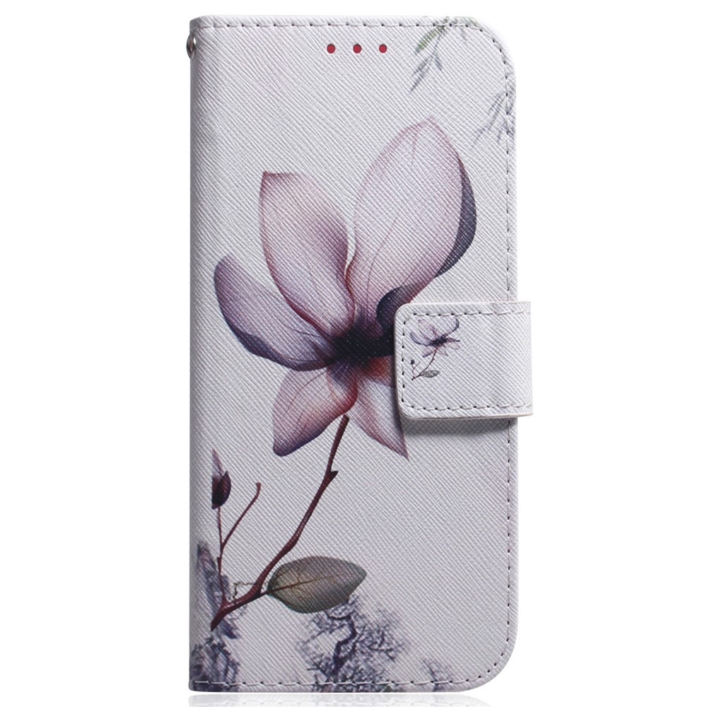 Printy könyvtáska Honor 600 Lite 5G - rózsaszín virág