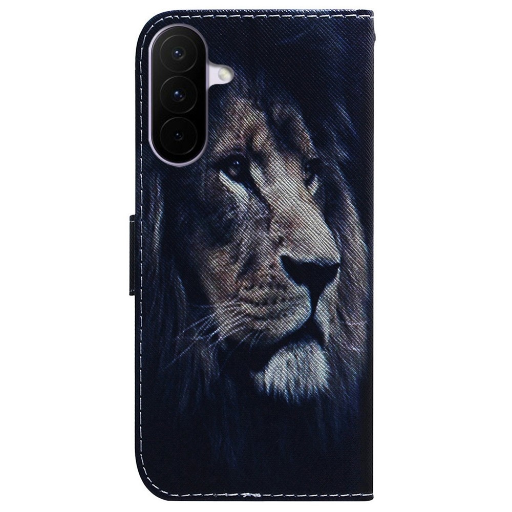 Printy könyv tok Samsung Galaxy A27 készülékhez - oroszlán