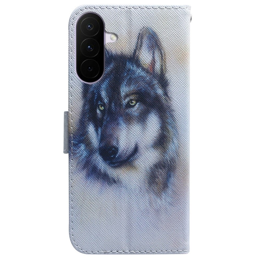 Printy könyvtáska Samsung Galaxy A27 készülékhez - farkas