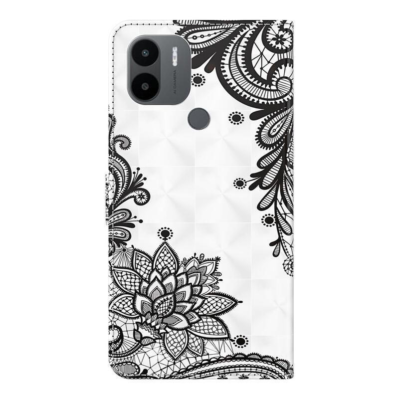 Printy pénztárca tok Xiaomi Redmi A1+/A2+ - csipke virág