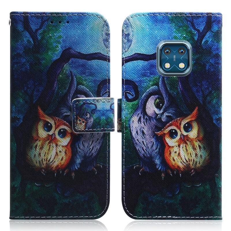 Printy pénztárca tok mobiltelefonhoz Nokia XR20 - két bagoly