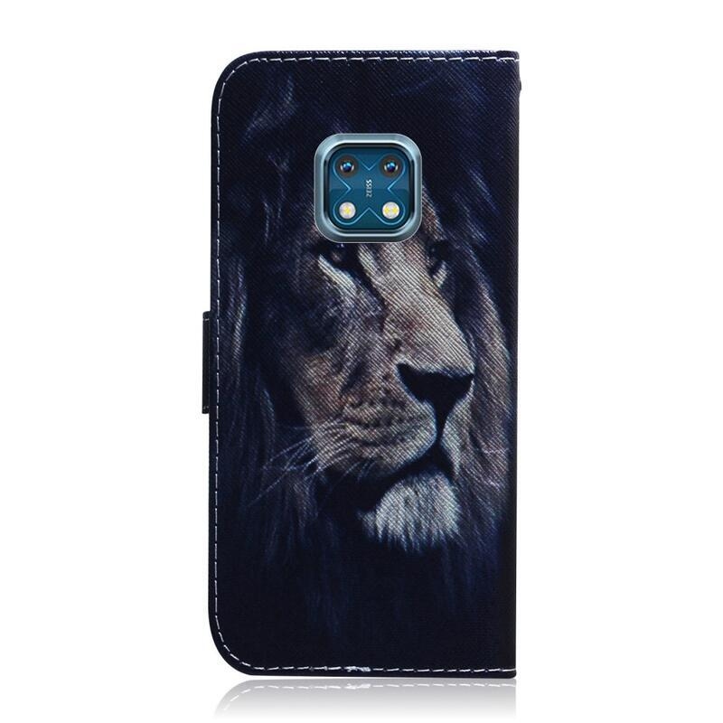 Printy pénztárca tok mobiltelefonhoz Nokia XR20 - oroszlán
