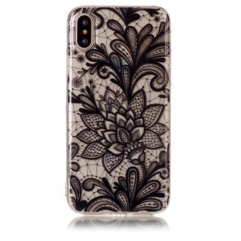 Printy átlátszó zselés tok iPhone X készülékhez - perokresba - átlátszó