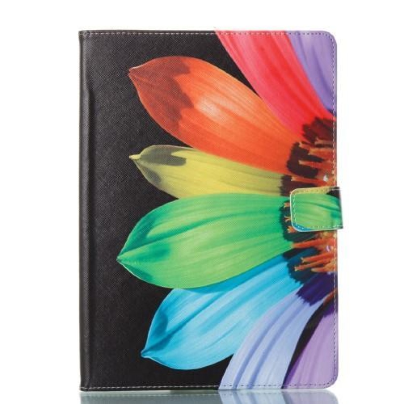 Printy PU bőr könyvtáska iPad Pro 9.7 - színes virág