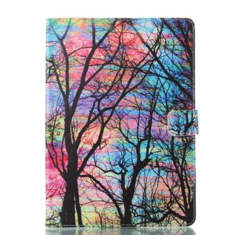 Printy PU bőr könyvtáska iPad Pro 9.7 - erdei színben