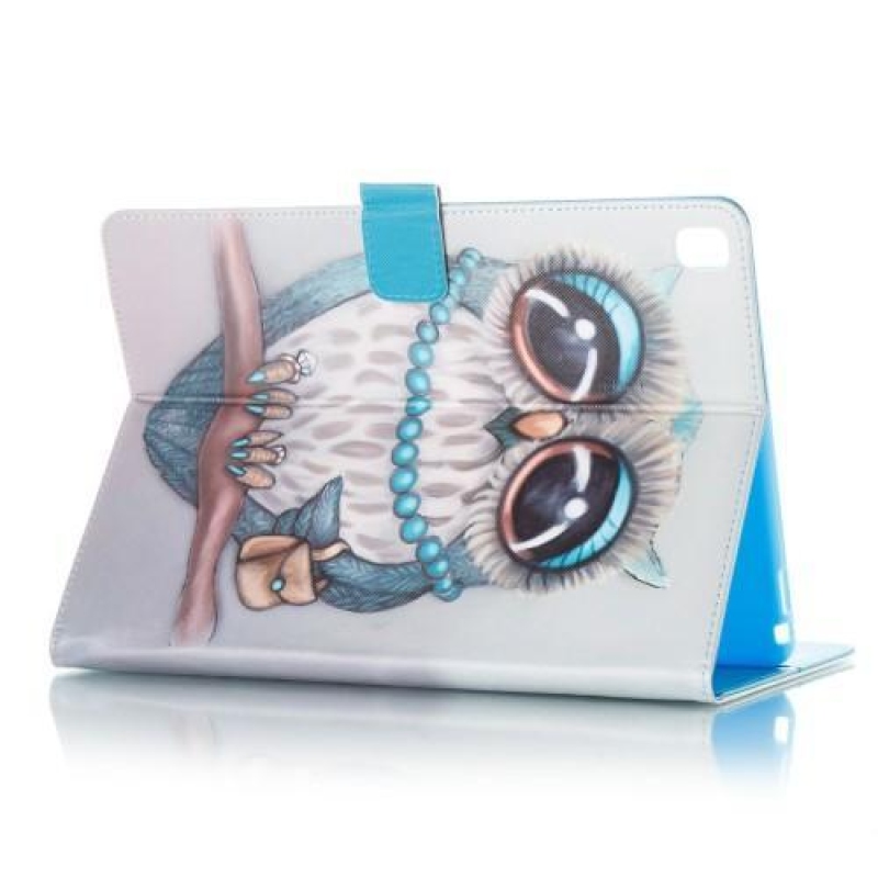 Printy PU bőr könyvtáska iPad Pro 9.7 készülékhez - bagoly