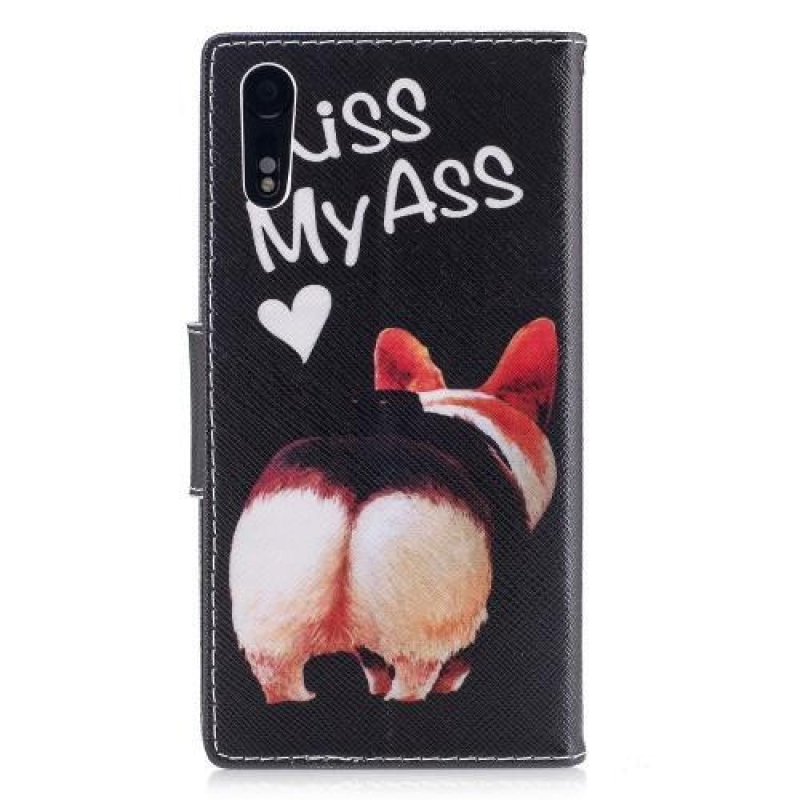 Printy PU bőr könyv tok Sony Xperia XZ - malacperselyhez