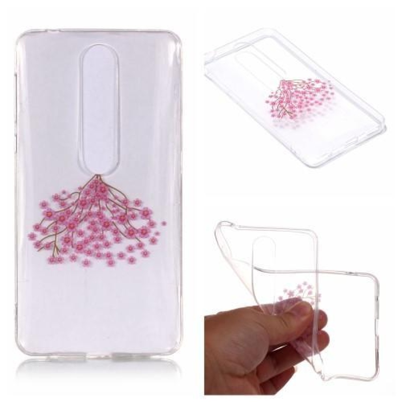 Printy szilikon borítás Nokia 6.1 készülékhez - virágok