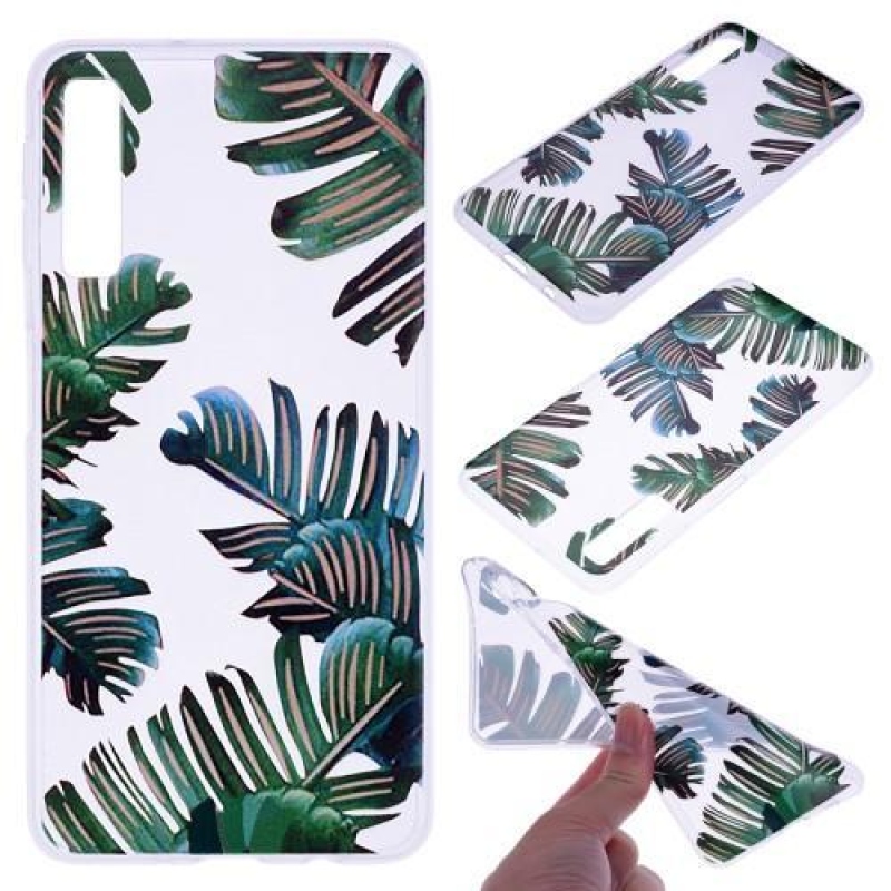 Printy szilikon tok Samsung Galaxy A7 (2018) - levelek