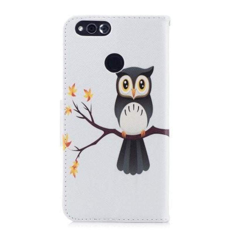 Printy pénztárca tok a Honor 7X-hez - bagoly egy ágon
