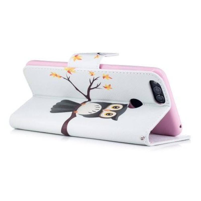 Printy pénztárca tok a Honor 7X-hez - bagoly egy ágon
